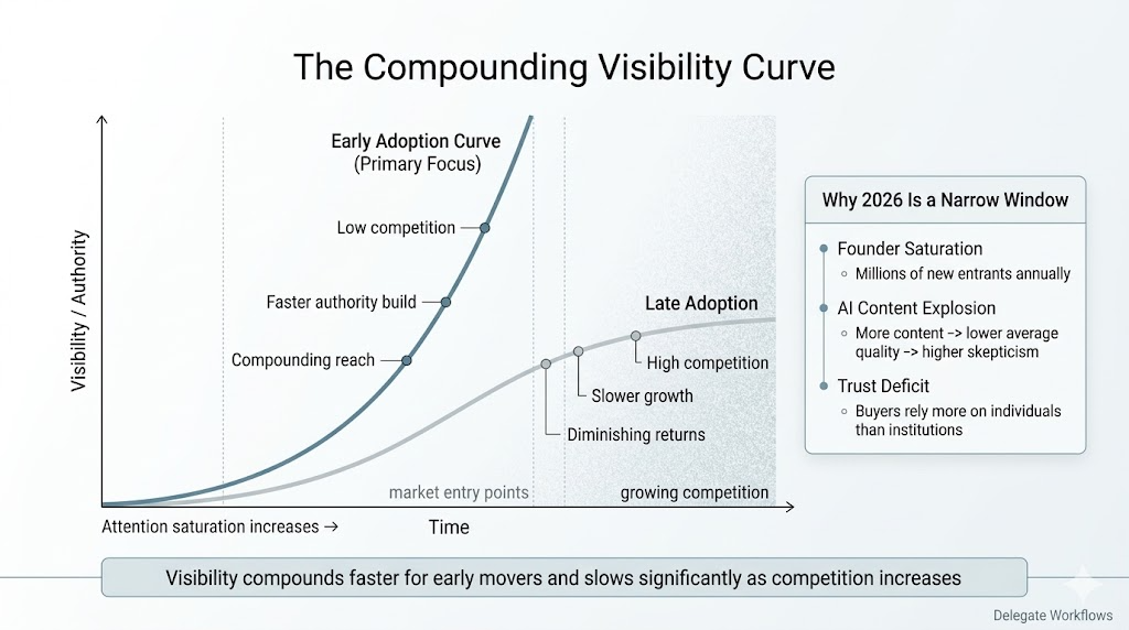LinkedIn Personal Branding analytics dashboard showing profile performance metrics